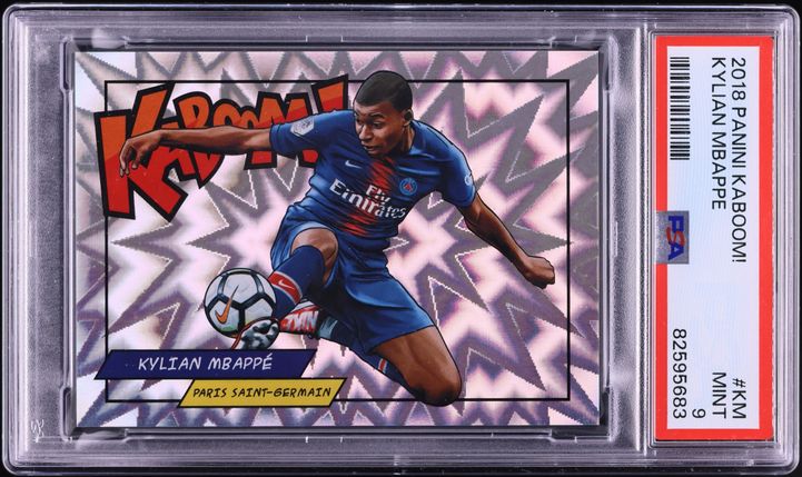 2020 Panini Obsidian Electric Etch Yellow Kylian Mbappe 10/10 #79
