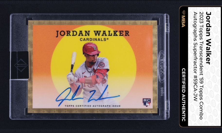 その他 JORDAN WALKER 2021 BOWMAN AUTO PSA9 RC 2021 Bowman Chrome Prospect Card of Jordan Walker