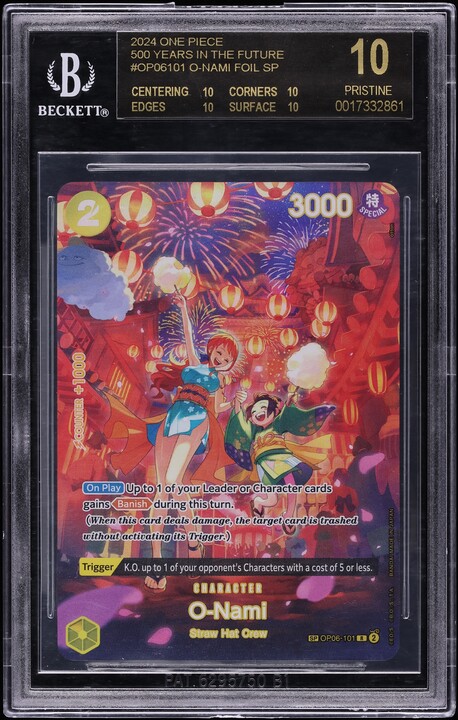 2024 One Piece Japanese Promo Monsters Guide Book Ryoma #P-072 CGC
