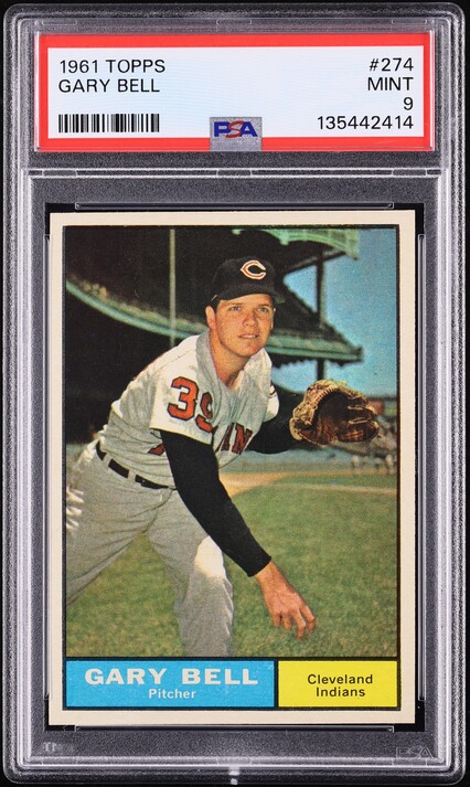 1961 Topps Gary Bell #274 PSA 9 MINT