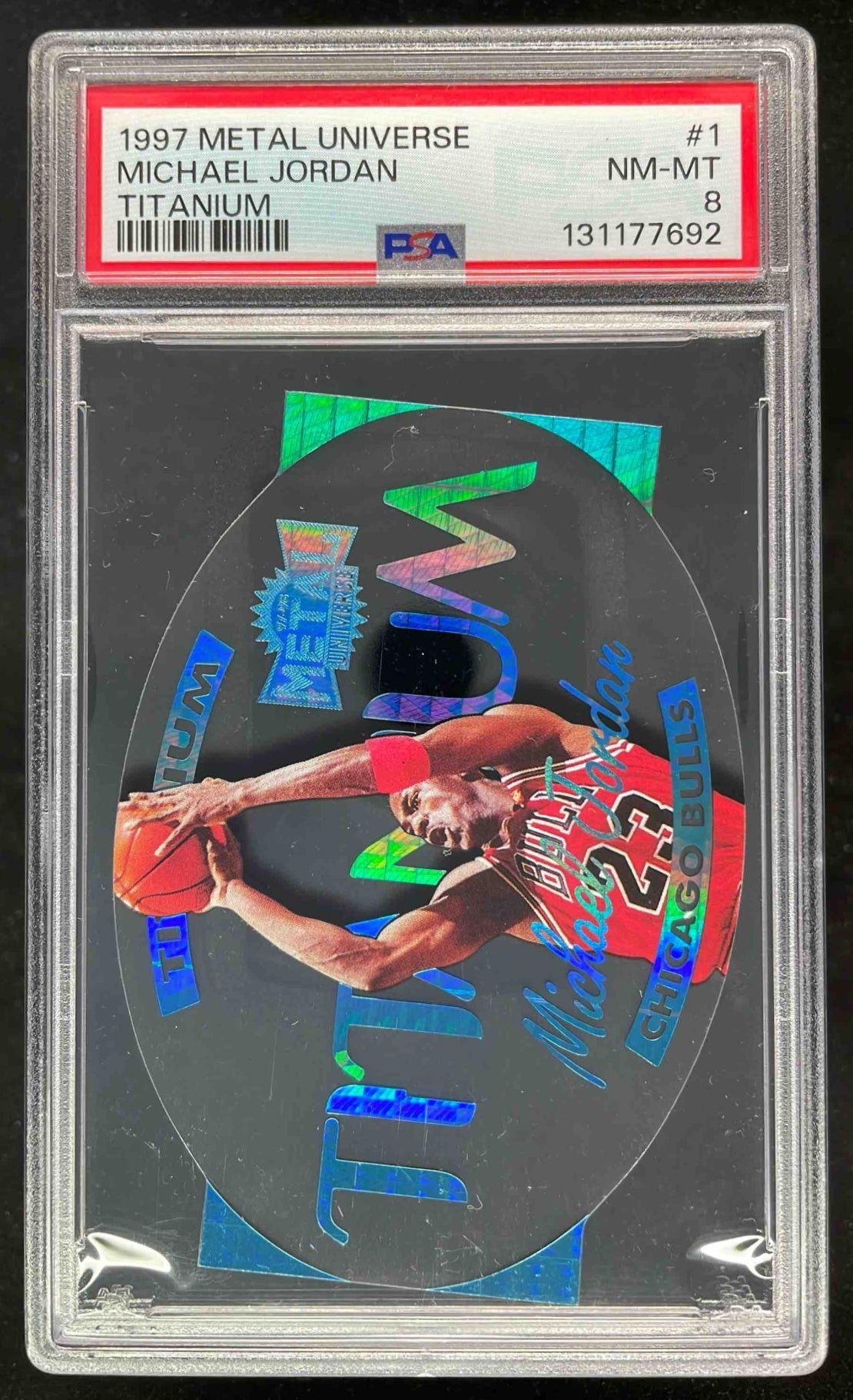 2021 Metal Universe Champions Silver Dots Michael Jordan /299 #1
