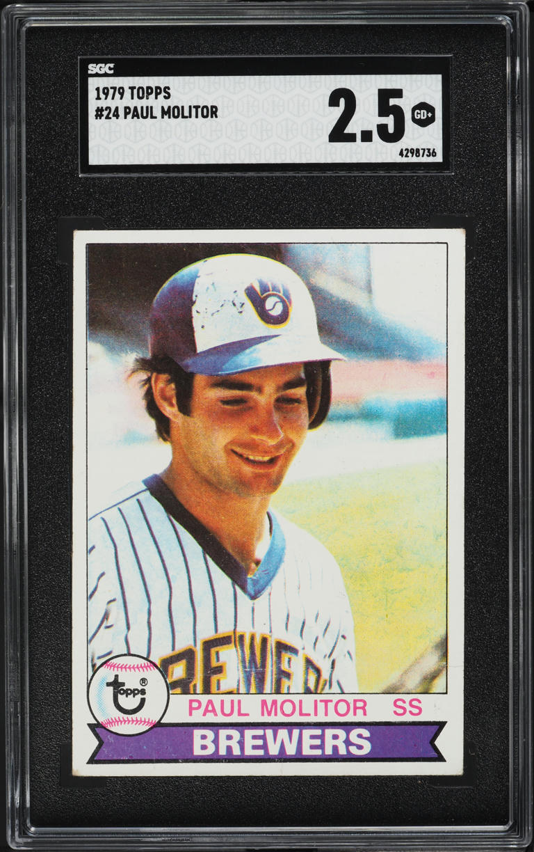 1979 Topps Paul Molitor #24 SGC 2.5 GD+