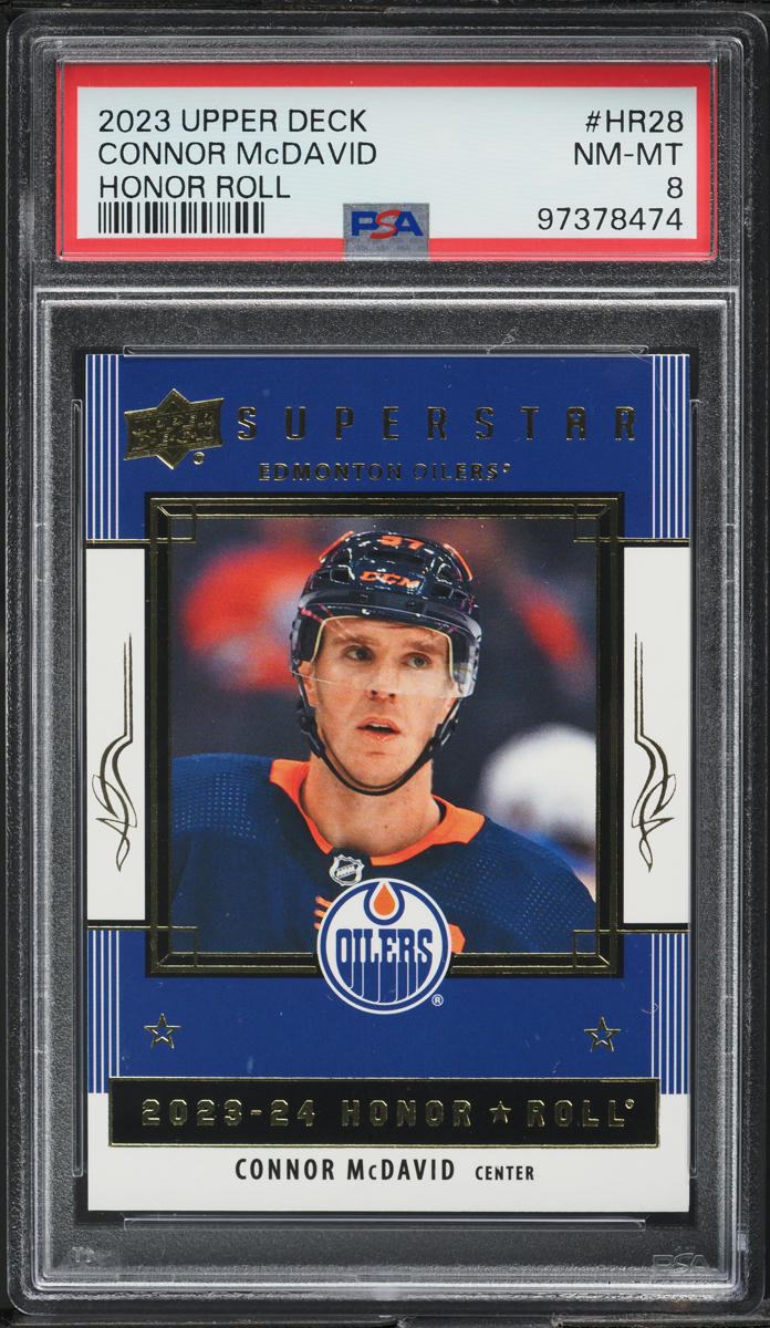 2023 Upper Deck Honor Roll Connor McDavid #HR28 PSA 8 NM-MT