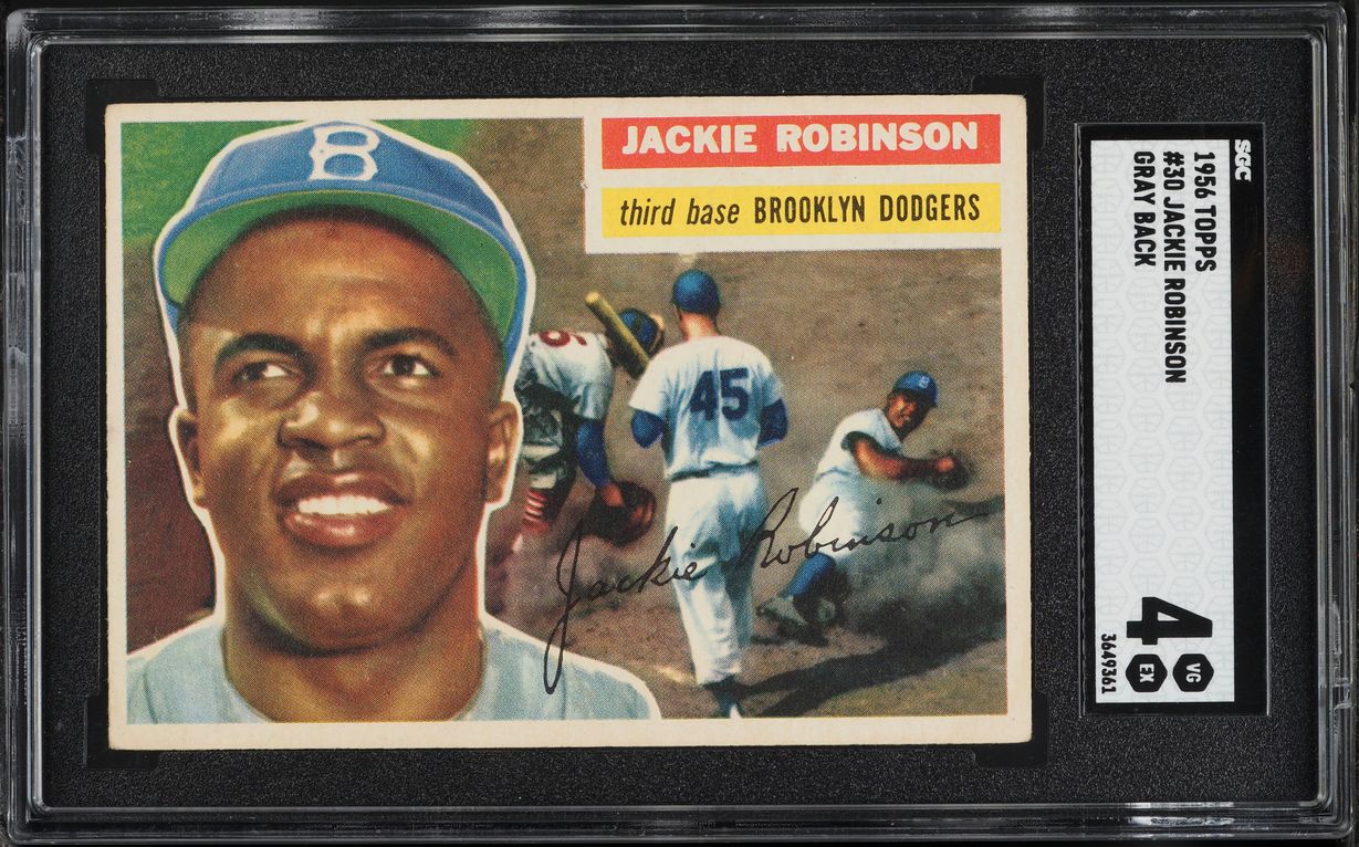 1956 Topps Jackie Robinson #30 SGC 4 VGEX