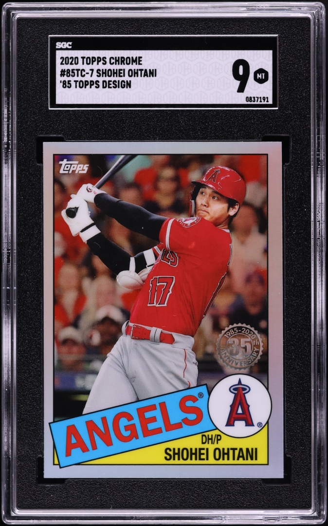 2020 Topps Chrome '85 Shohei Ohtani #85TC-7 SGC 9 MINT