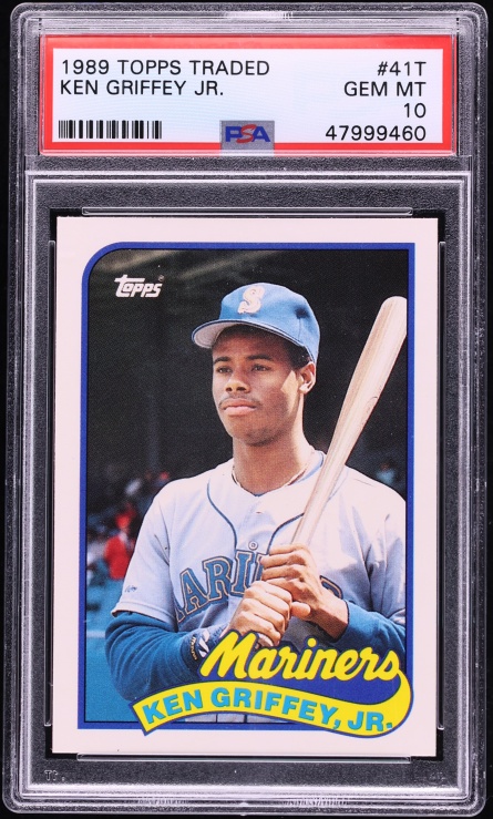1989 Topps Traded Ken Griffey Jr. ROOKIE #41T PSA 10 GEM MINT