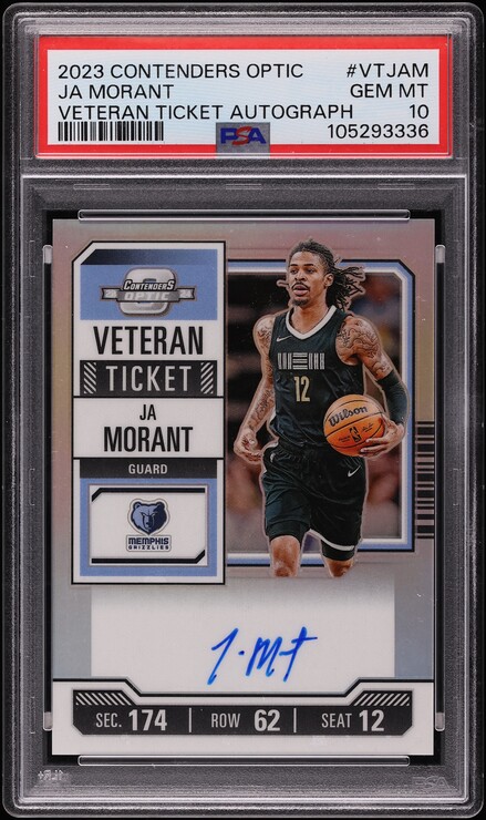2019 Panini Mosaic Prizms Ja Morant ROOKIE RC #219 PSA 10 GEM MINT