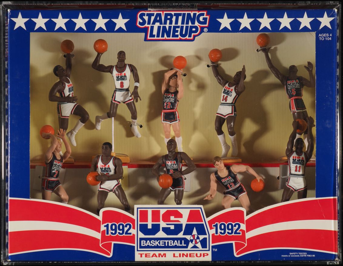 1992 Kenner Starting Lineup NBA USA Olympic Basketball Team CAS 80