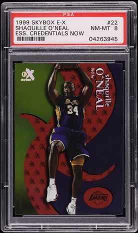 1999 Skybox E-X Essential Credentials Now Shaquille O'Neal /22 #22