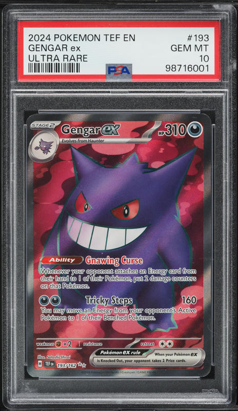 2014 Pokemon XY Promo Phantom Forces Jumbo Gengar EX #34 PSA 10