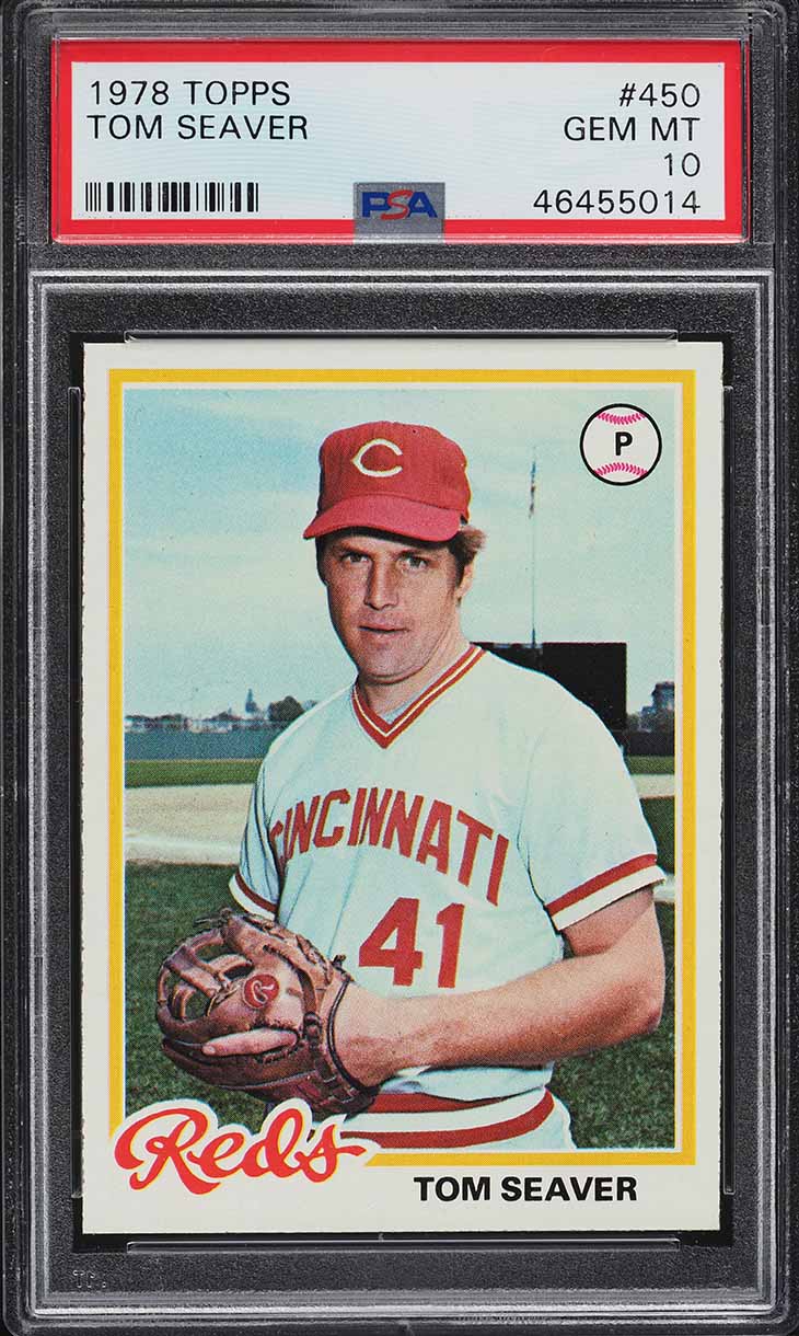 1978 Topps Tom Seaver #450 PSA 10 GEM MINT on Fanatics Collect