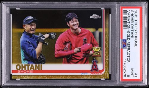 2019 Bowman Chrome Refractor Shohei Ohtani #50 PSA 9 MINT on