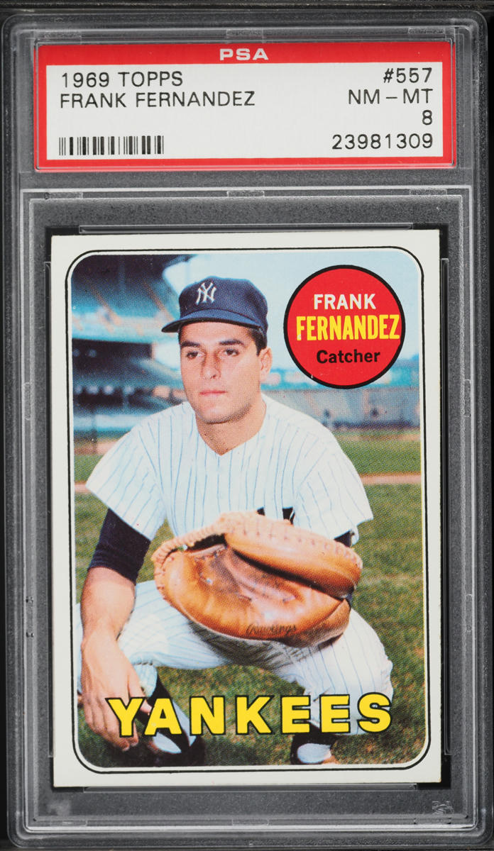 1969 Topps Frank Fernandez #557 PSA 8 NM-MT