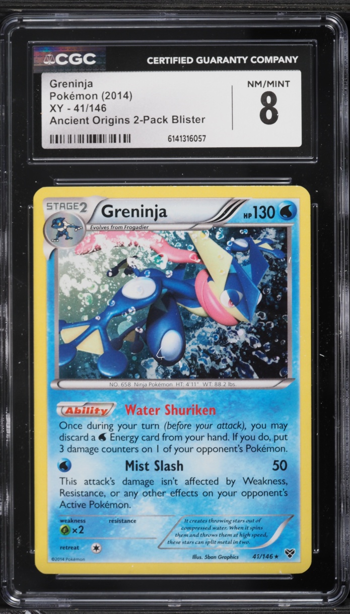 2014 Pokemon XY Ancient Origins Greninja #41 CGC 8 NM-MT