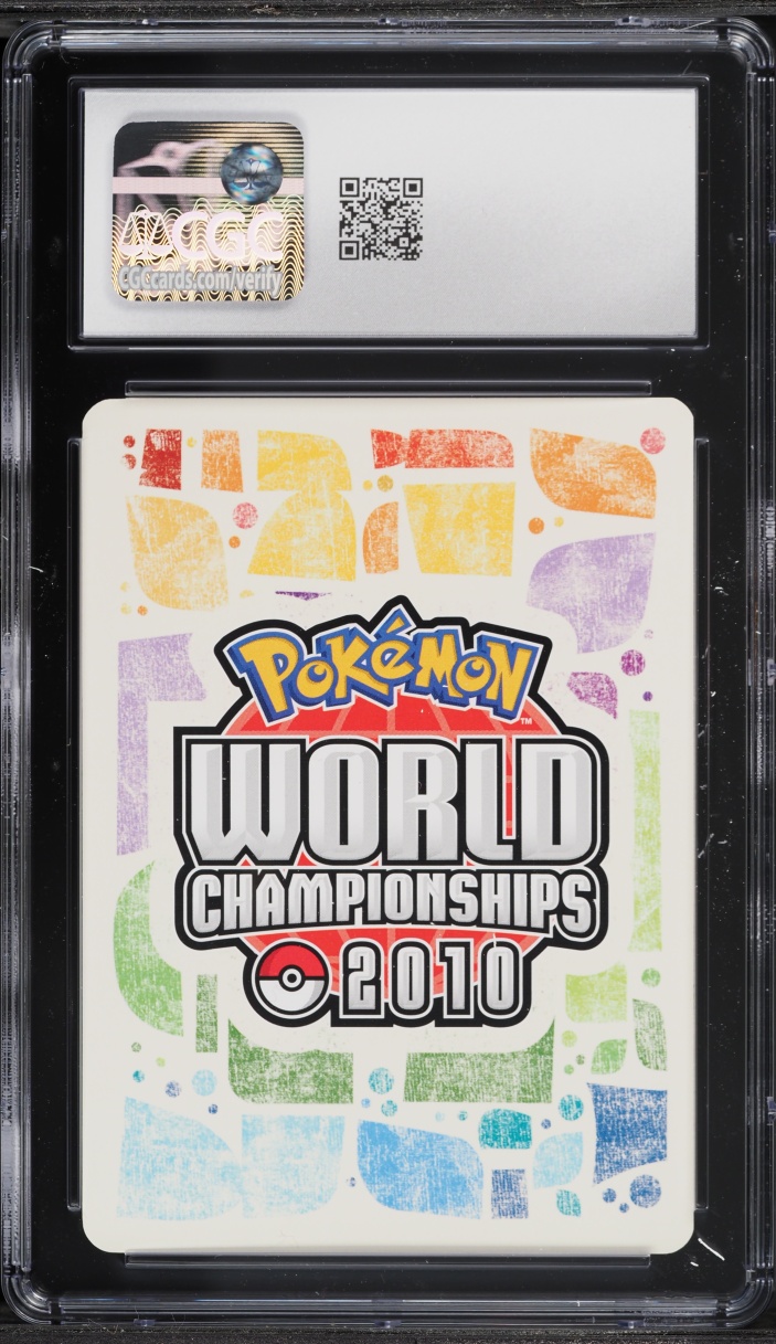 2010 Pokemon World Championships Decks Happy Luck Azelf #19 CGC 10 GEM MINT
