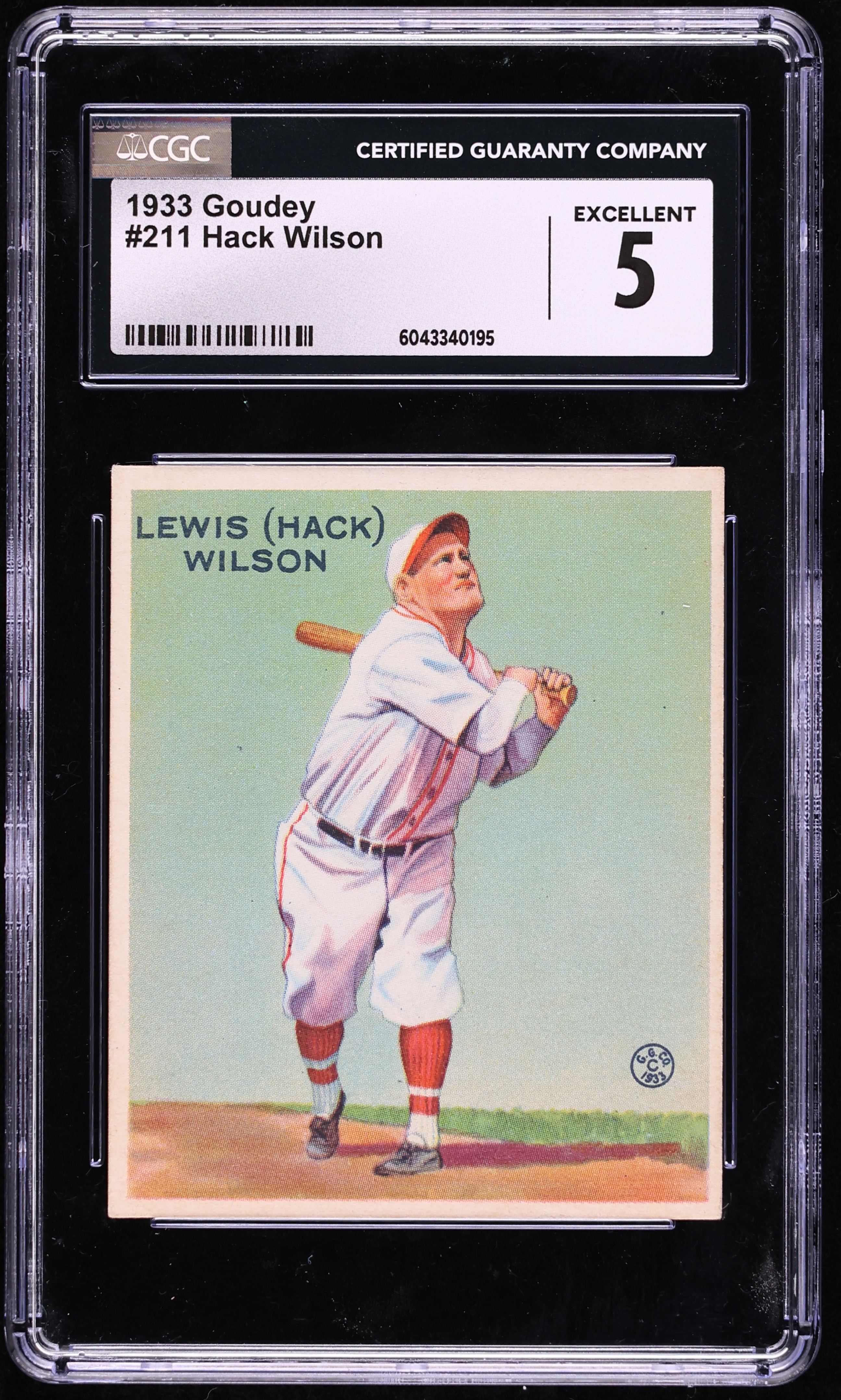 1933 Goudey Lewis 