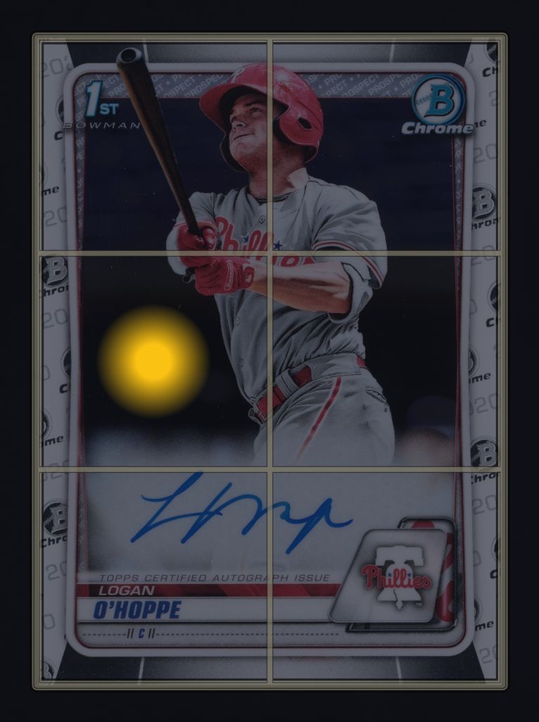 2020 Bowman Chrome Logan O'Hoppe PROSPECT AUTO #CPA-LOH MBA AUTH