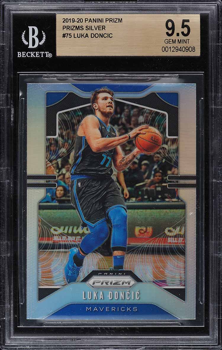 2019 Panini Prizm Silver Luka Doncic #75 BGS 9.5 GEM MINT on