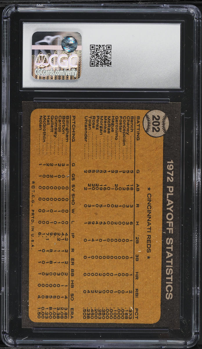 1973 Topps Foster's Run Decides It #202 CGC 8.5 NM-MT+
