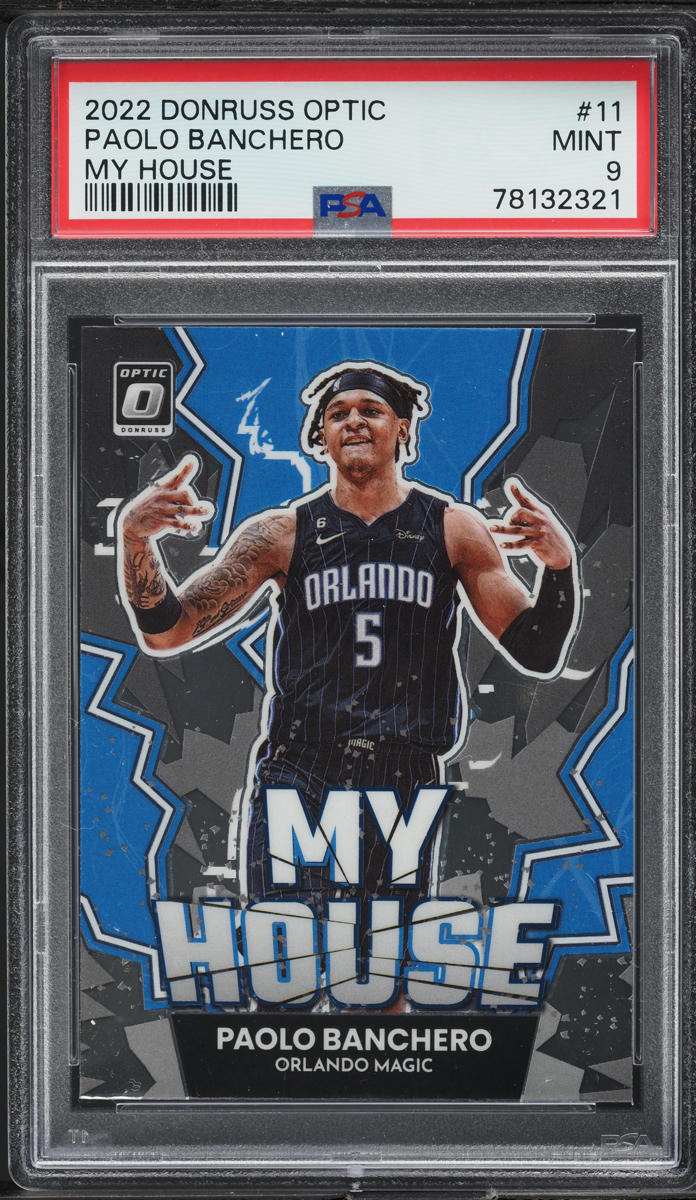 2022 Donruss Optic My House! Paolo Banchero ROOKIE #11 PSA 9 MINT