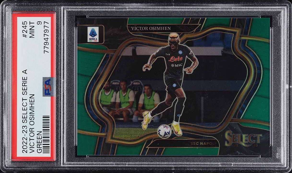2020 Topps Merlin Chrome UEFA Gold Atomic Victor Osimhen ROOKIE
