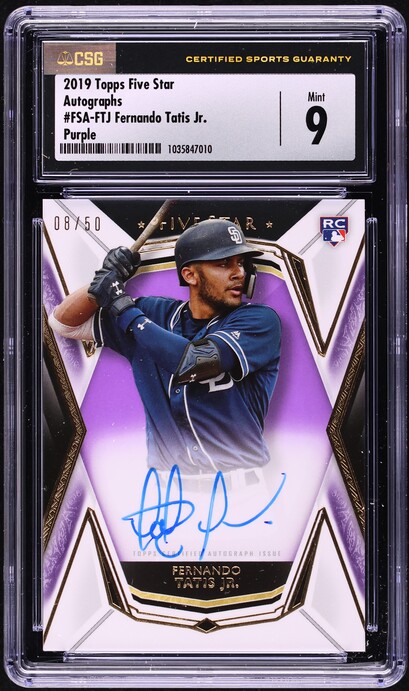 2019 Topps Chrome Update Pink Refractor Fernando Tatis Jr. ROOKIE