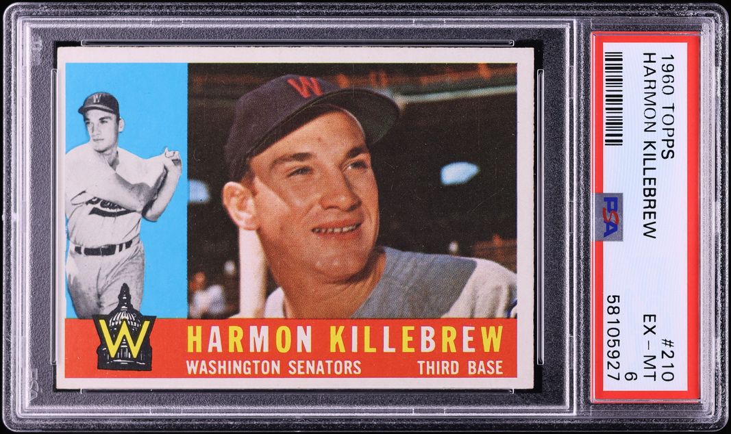 1960 Topps Harmon Killebrew #210 PSA 6 EXMT