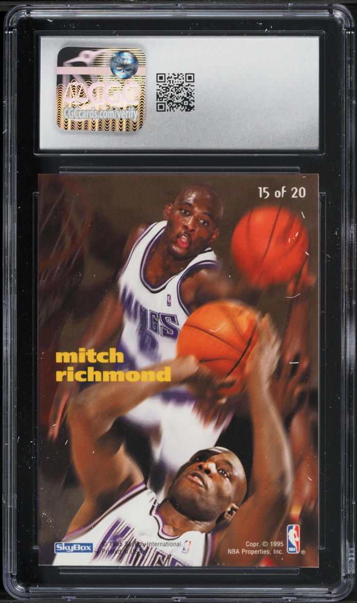 1994 Skybox E-motion X-Cited Mitch Richmond #15 CGC 10 GEM MINT