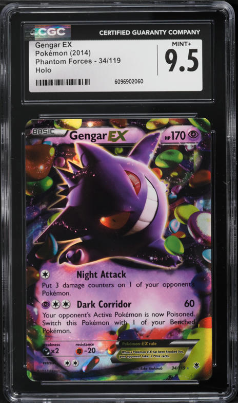 2014 Pokemon XY Promo Phantom Forces Jumbo Gengar EX #34 PSA 10