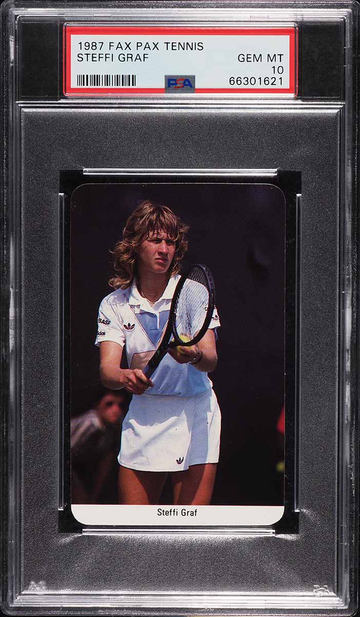 1987 Fax Pax Tennis Jimmy Connors PSA 10 GEM MINT on Fanatics Collect