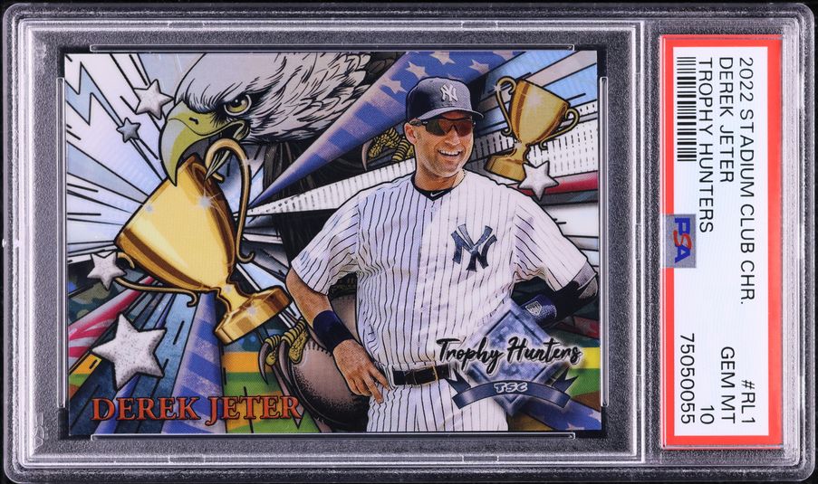 2022 Stadium Club Chrome Trophy Hunters Green Refractor Derek