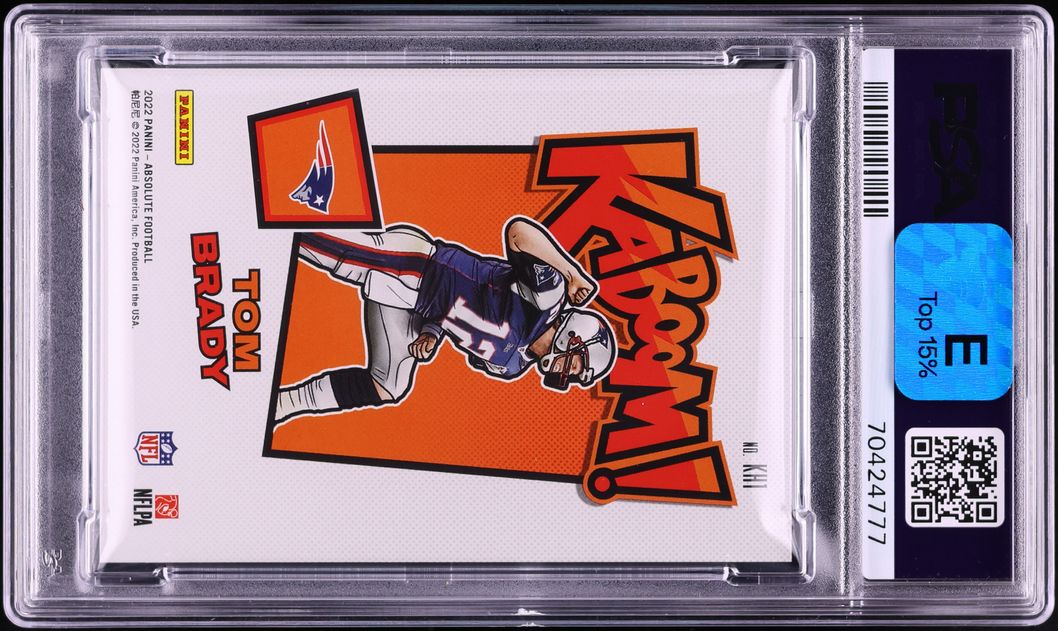 2022 Absolute Kaboom Horizontal Gold Tom Brady /10 #KH1 PSA 9 MINT