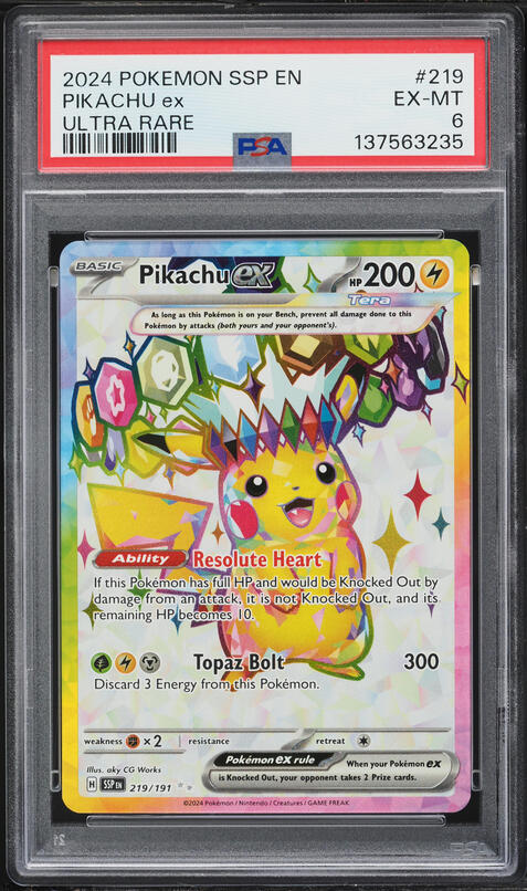 2023 Pokemon Japanese World Championships Pikachu ex #1 PSA 10 GEM