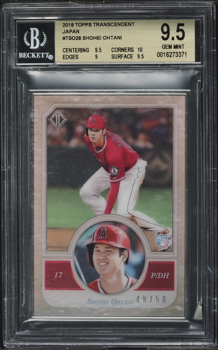 topps 大谷トラウト 2018PSA ルーキーDOMINANT DUOS