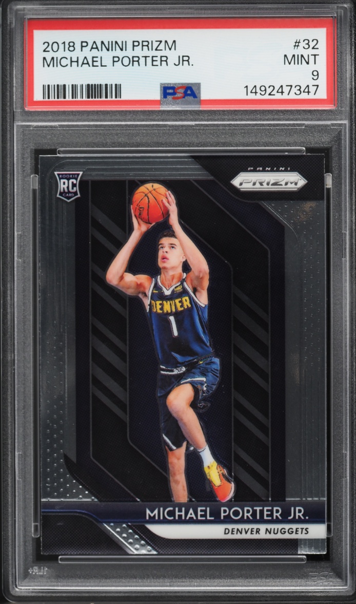 2018 Panini Prizm Michael Porter Jr. ROOKIE #32 PSA 9 MINT