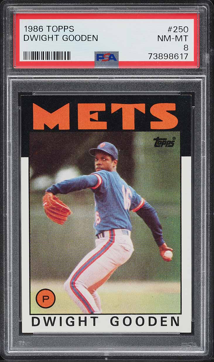 1986 Topps Dwight Gooden #250 PSA 8 NM-MT