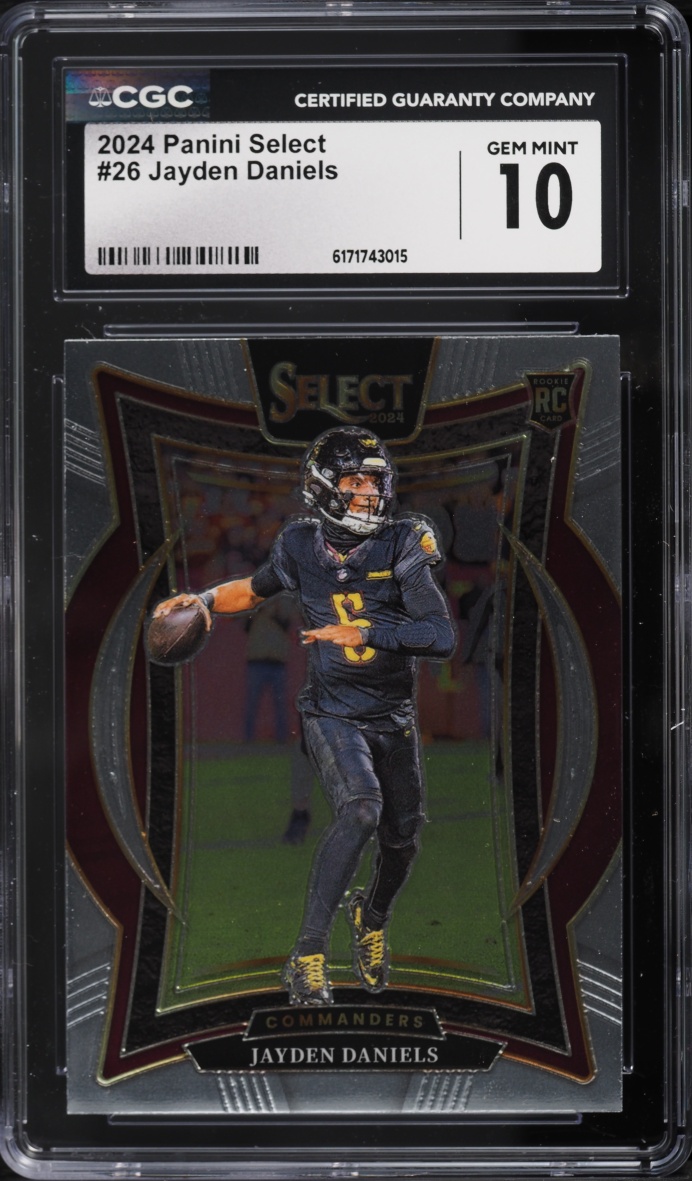2024 Select Concourse Jayden Daniels ROOKIE #26 CGC 10 GEM MINT