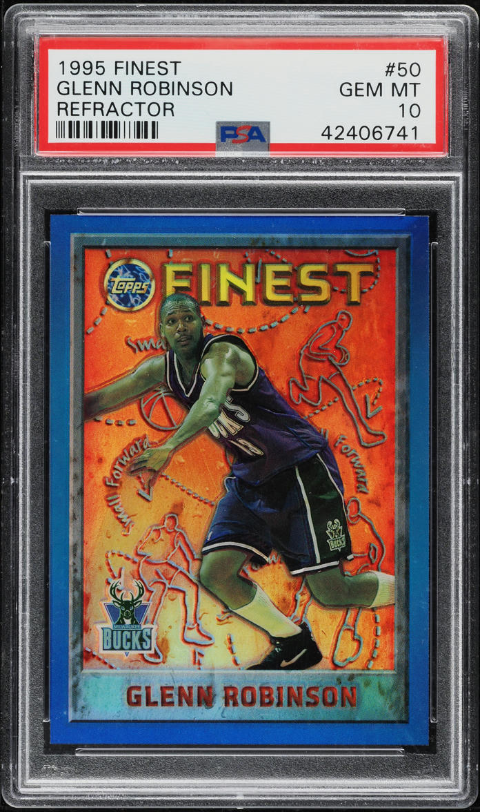 1995 Finest Refractor Glenn Robinson #50 PSA 10 GEM MINT