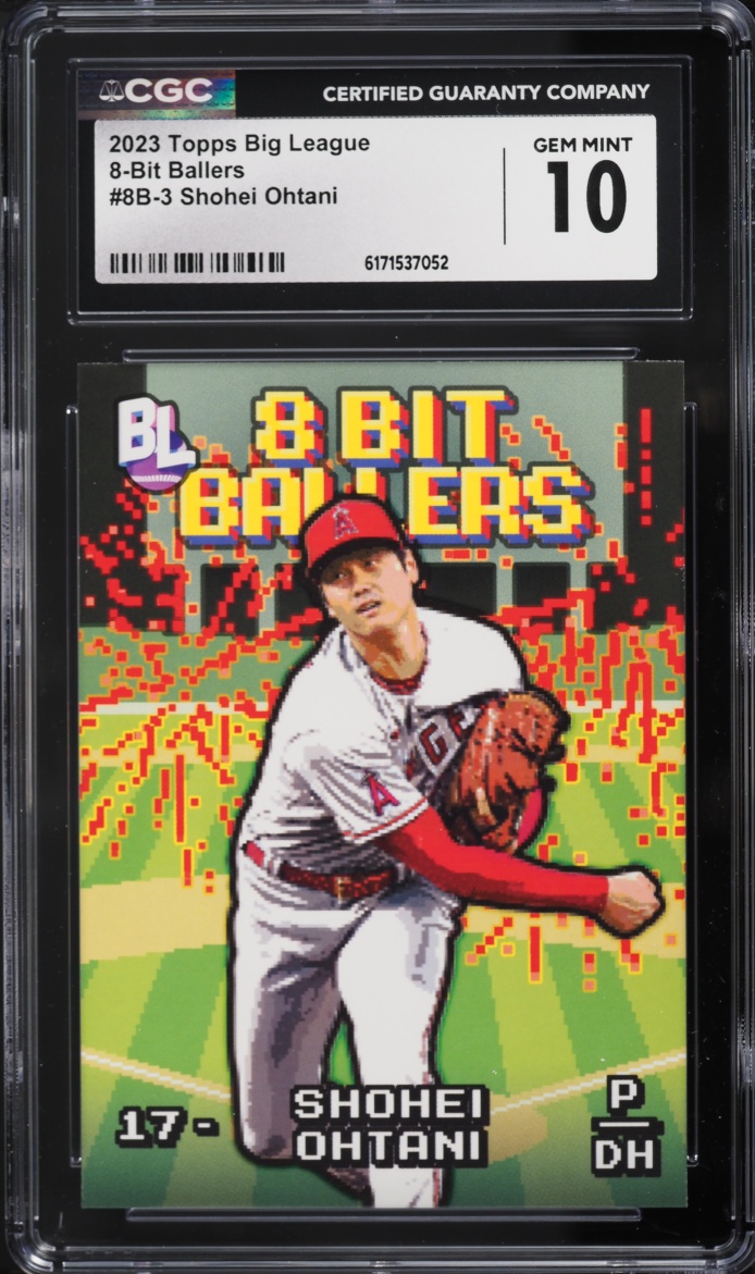 2023 Topps Big League 8-Bit Ballers Shohei Ohtani #8B-3 CGC 10 GEM MINT