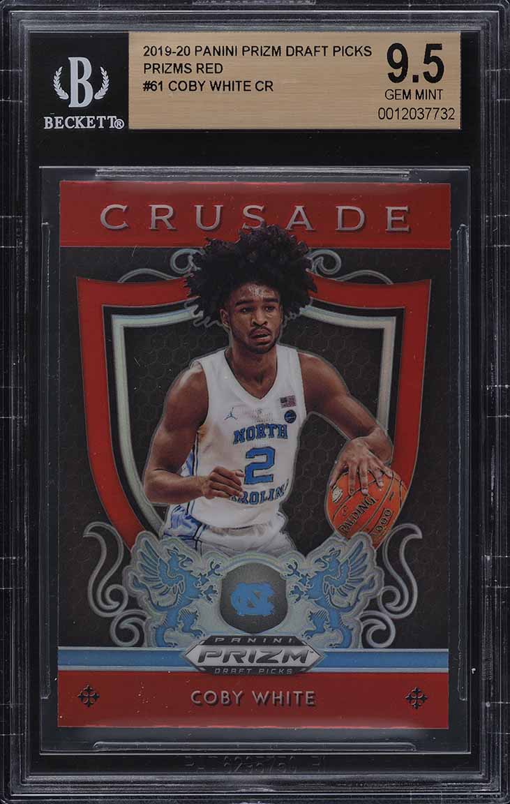 2019 Panini Prizm Draft Picks Red Coby White ROOKIE RC BGS 9.5 GEM