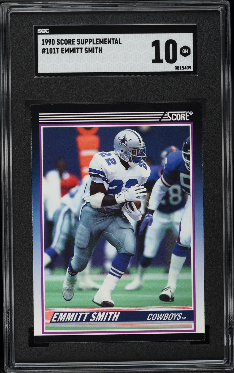 1990 Score Supplemental Emmitt Smith ROOKIE #101T SGC 10 GEM MINT