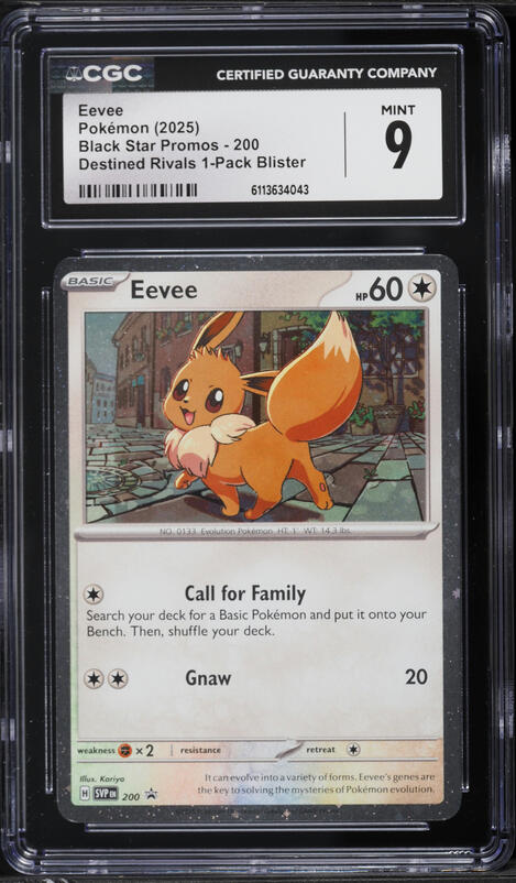 2025 Pokemon Scarlet & Violet Promo Prismatic Evolutions ETB Eevee