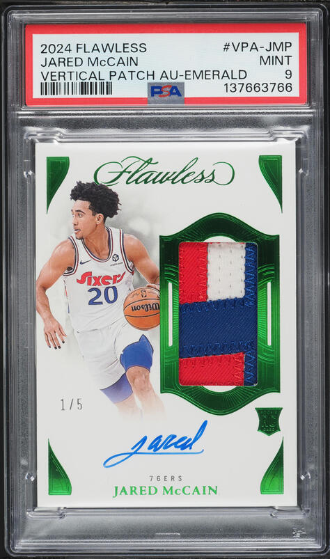 2017-18 Panini Flawless Emerald Kobe Bryant PATCH AUTO /5 #VP-KB