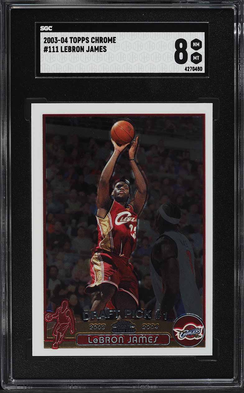 2003 Topps Chrome Lebron James ROOKIE #111 PSA 10 GEM MINT