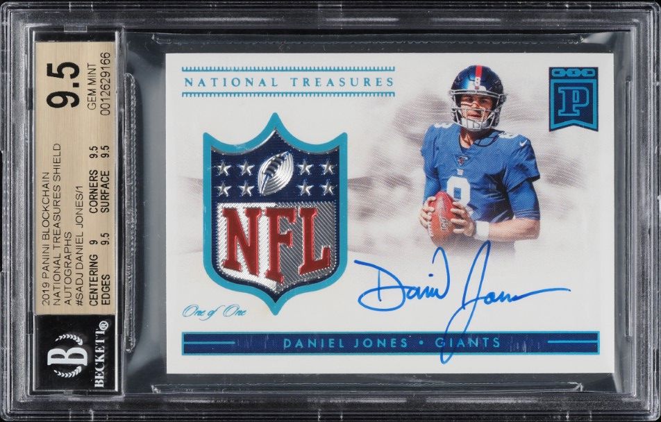 Daniel Jones National Treasures NFL カード Daniel Jones National Treasures NFL カード 2020 national