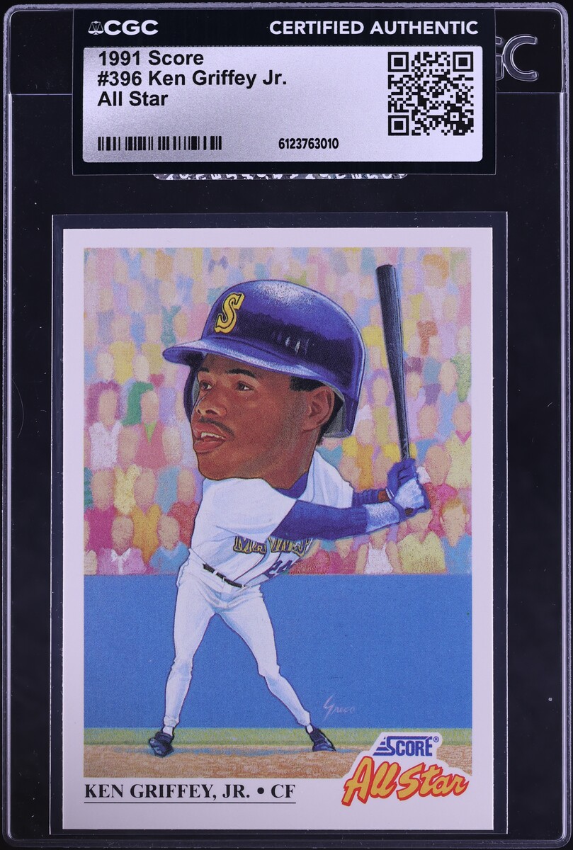 1991 Score Ken Griffey Jr. ALL STAR #396 CGC AUTH