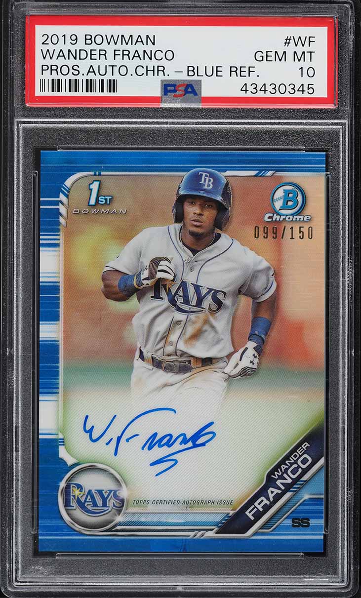 【75シリ】WANDER FRANCO BOWMAN SAPPHIRE 75シリ】WANDER FRANCO BOWMAN SAPPHIRE Wander Franco 2021 Bowman