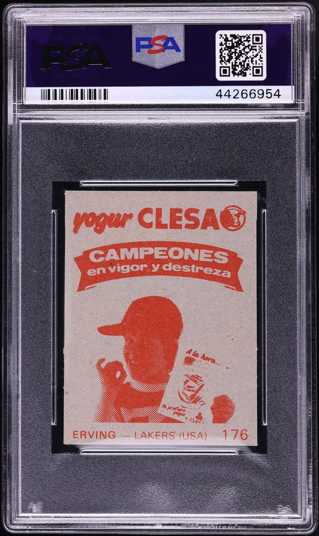 1985 Merchante Campeonato Baloncesto Liga Red Back Magic Johnson #176 PSA 6 EXMT