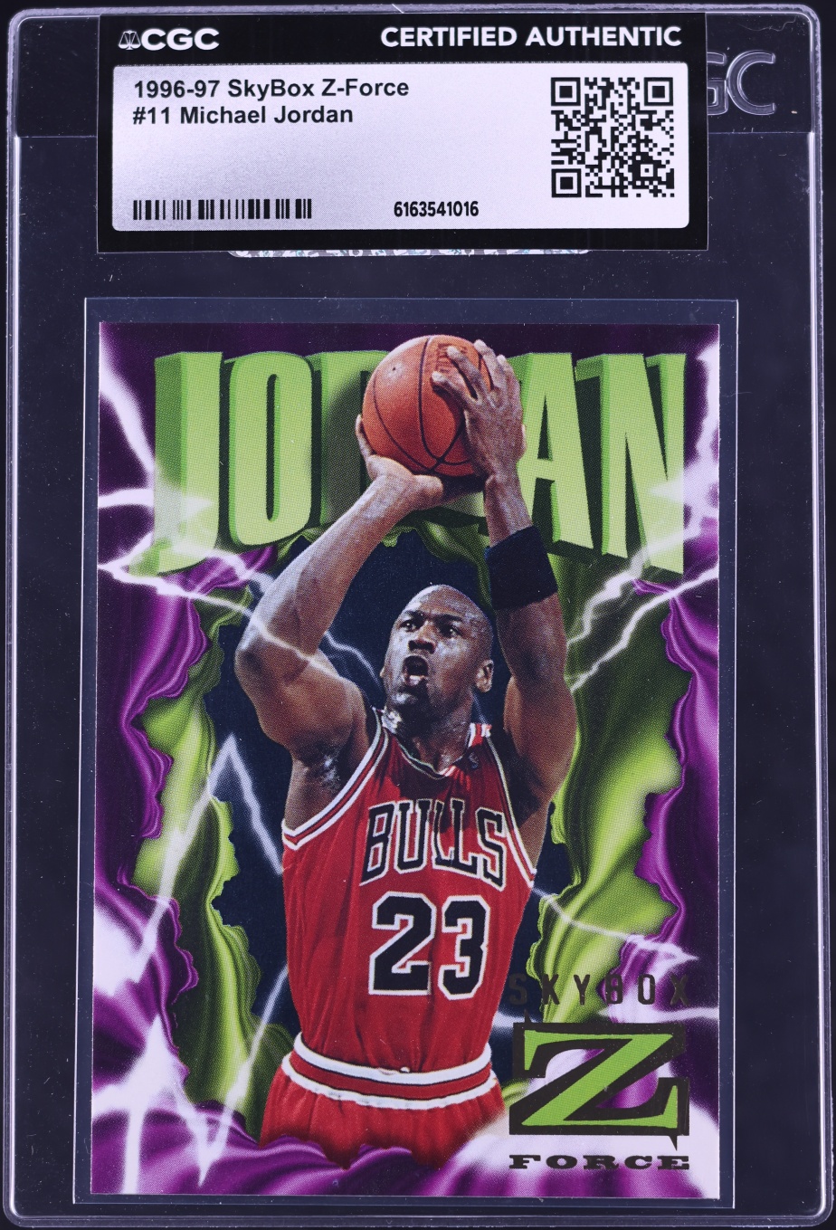 1996 Skybox Z-Force Michael Jordan #11 CGC AUTH