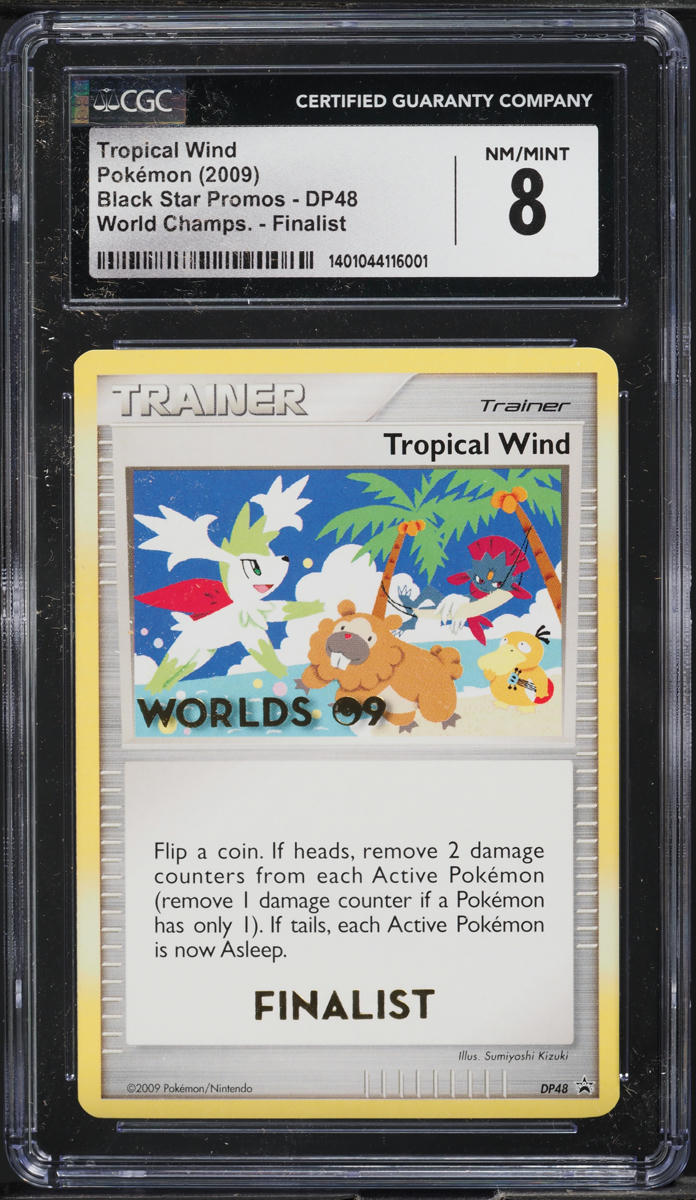 2009 Pokemon DP Promo World Championships Finalist Tropical Wind #DP48 CGC 8